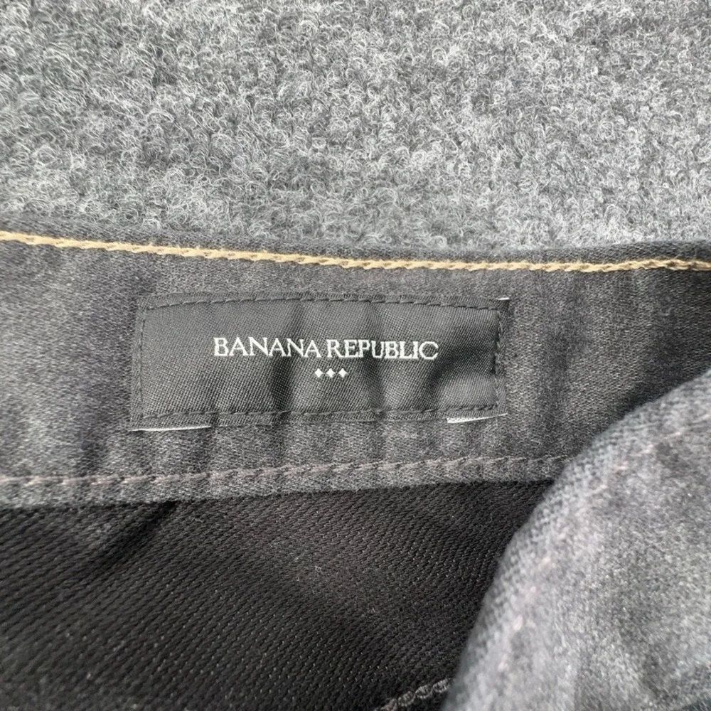 Banana Republic Mens Travel Jean Slim Fit Gray 32x30 Stretch Denim Pants